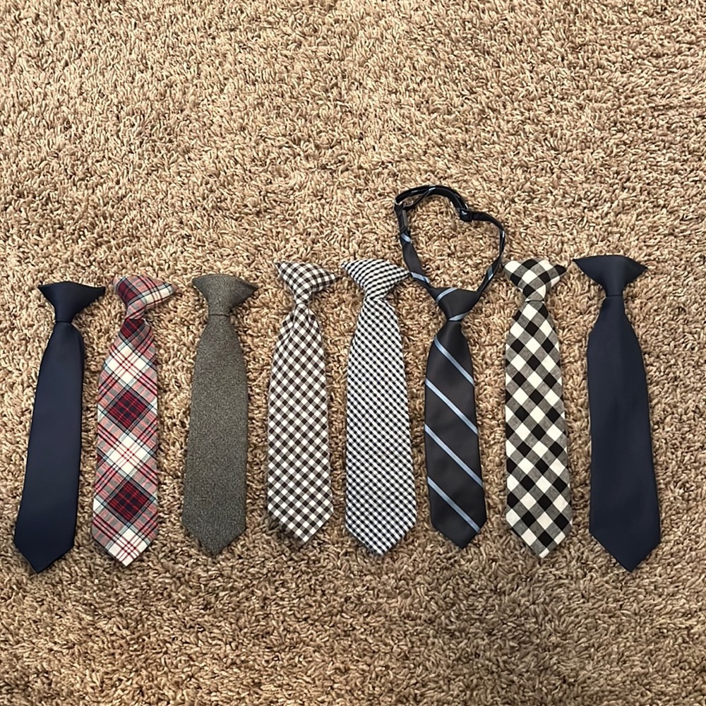 Lot of Little boys ties! All ties are sized to fit ages 18 months-2T.